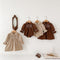 Vestido Enterizo de Pana para Bebé Niña con Diseño Triangular