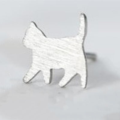 Aretes de Gato Travieso Elfo en Plata de Ley - Image 7