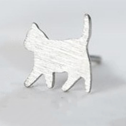 Aretes de Gato Travieso Elfo en Plata de Ley - Image 7