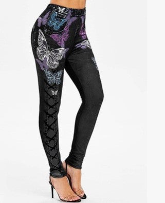 Leggings Deportivos Levantadores de Cadera con Estampado de Letras - Image 5