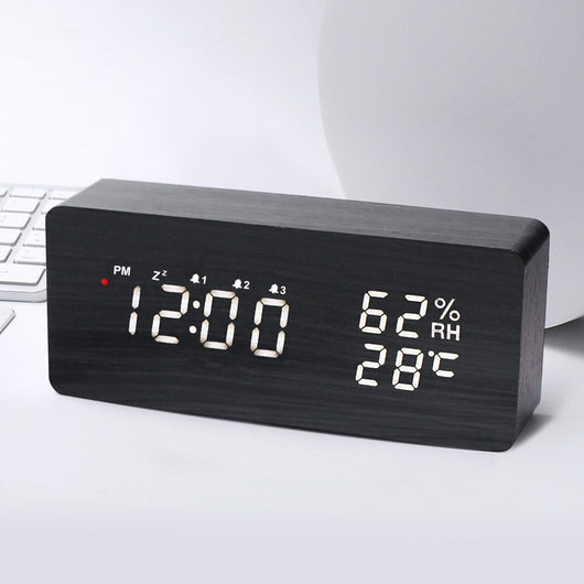 Reloj Digital LED con Control Remoto, Temperatura y Humedad - Image 7