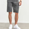 Pantalones Cortos Casuales Holgados con Cintura Elástica y Pliegues para Hombre