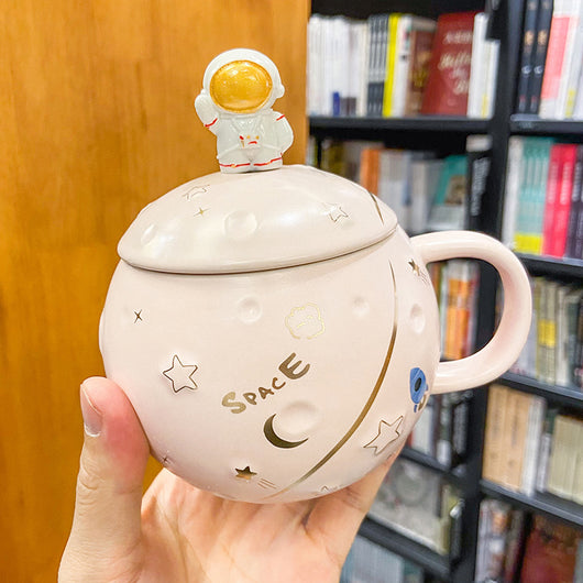 Taza Térmica Astronauta Nórdica con Diseño Planetario - Image 2