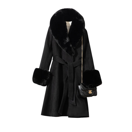 Abrigo de Lana Reversible Estilo Coreano para Mujer - Image 5