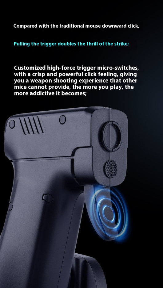 Pistola Inalámbrica para Juegos de Disparos con Empuñadura Vertical - Image 11