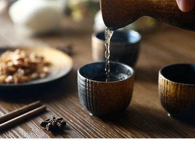 Juego de Botellas de Sake Cerámico Japonés - Image 15