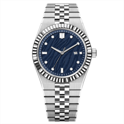 Reloj de Cuarzo Ejecutivo con Correa de Acero Inoxidable para Hombre - Image 8