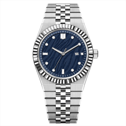 Reloj de Cuarzo Ejecutivo con Correa de Acero Inoxidable para Hombre - Image 8