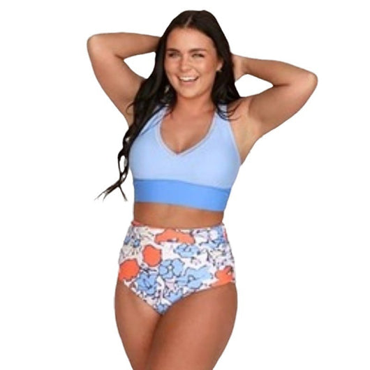 Traje de Baño Conservador con Escote en I para Mujer - Image 6