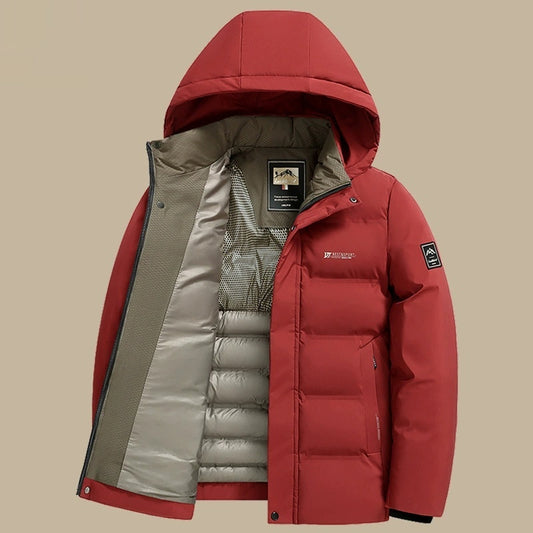 Chaqueta Acolchada Térmica con Forro Polar Grueso