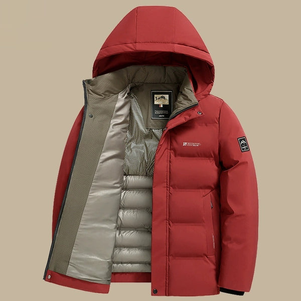 Chaqueta Acolchada Térmica con Forro Polar Grueso
