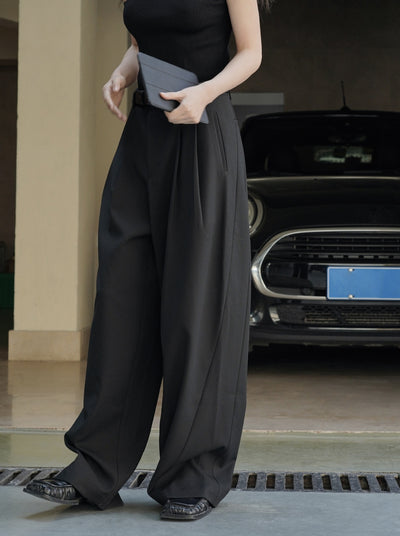 Pantalones Casuales Mujer con Textura Suelta y Perfil Relajado - Image 30