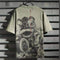 Playera de Algodón Bordada Estilo Nacional Tide Manga Corta