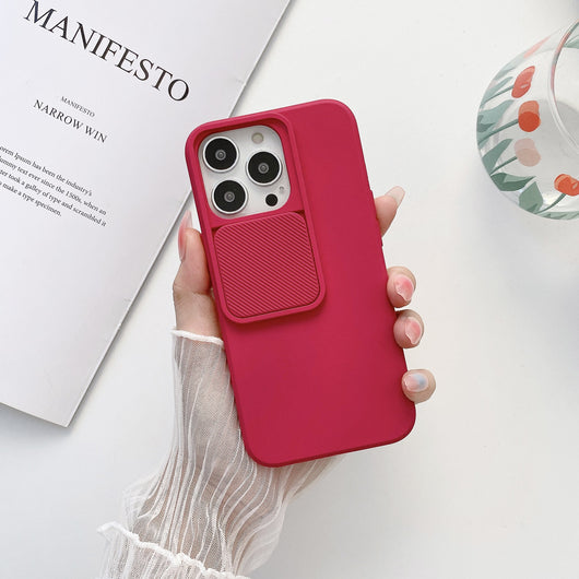 Funda Protectora con Cubierta Deslizante de Silicona para Celular - Image 6