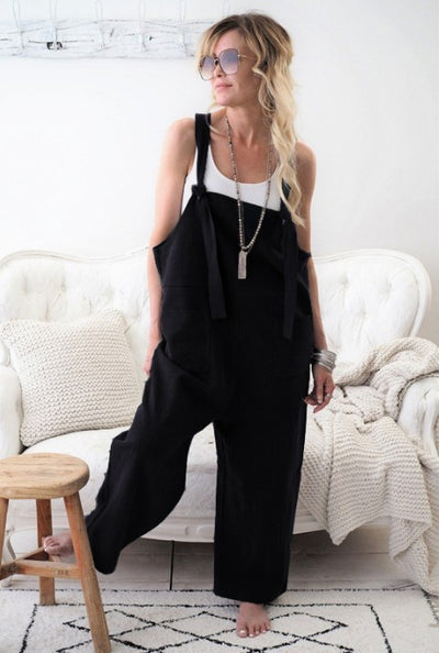 Overol Casual Talla Grande con Bolsillos en Multicolor - Image 8