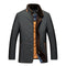 Chamarra Acolchada de Invierno para Hombre con Cuello Alto