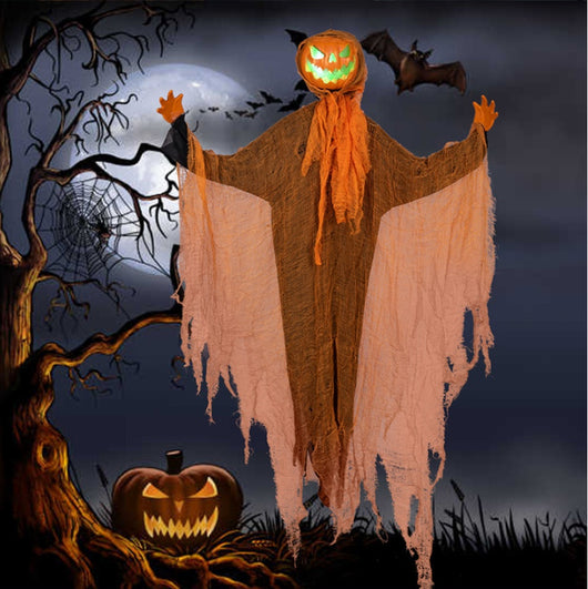 Decoraciones Halloween: Fantasmas y Calabazas Luminosas para Fiestas - Image 11