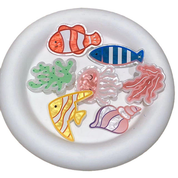Horquillas de Pez Decorativas para Cabello - Clips para Flequillo y Cabello Suelto