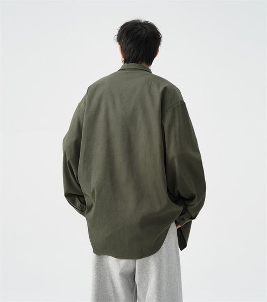 Camisa Jacket Casual Oversize para Hombre - Talla Grande - Image 35