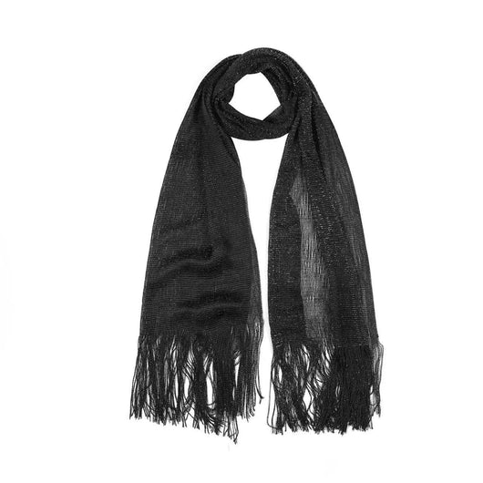 Pañuelo Rayón Dorado y Plateado - Chal Hueco Elegante Poliéster - Image 11