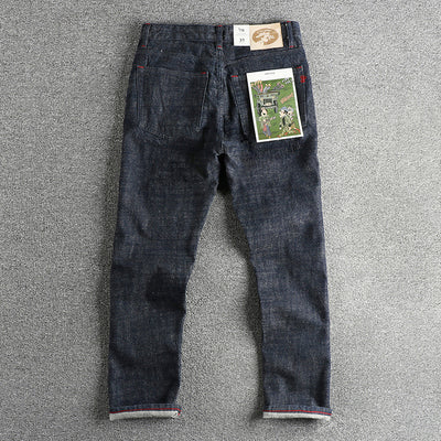 Jeans Retro Americanos de Algodón y Bambú 14oz para Hombre - Image 2