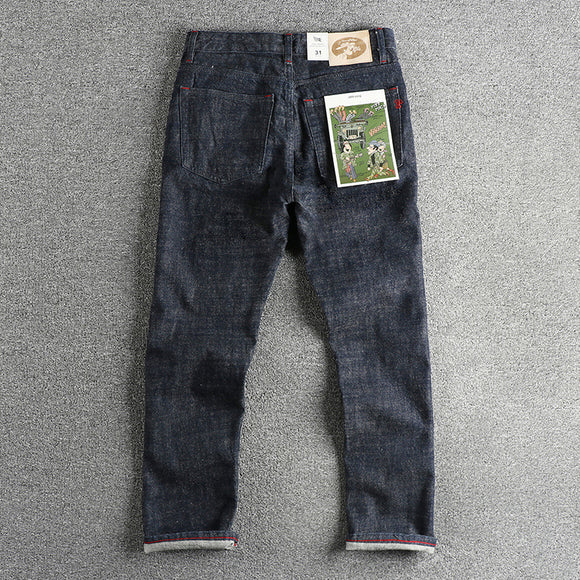 Men's Retro American Cotton and Bamboo 14oz Jeans