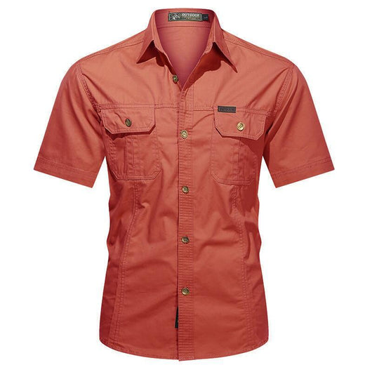Camisa Militar de Verano Manga Corta para Hombre - Image 15