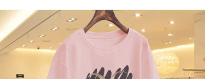 Playera de Algodón Puro para Mujer - Manga Corta Largo Medio - Image 10