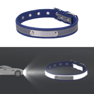 Collar Reflectante de Microfibra para Perros y Gatos Pequeños y Medianos - Image 9