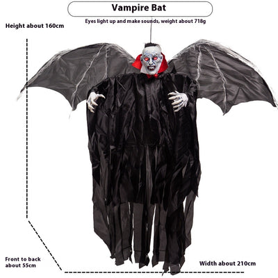 Colgante Murciélago Vampiro Luminoso con Inducción - Decoración Atmosférica - Image 6
