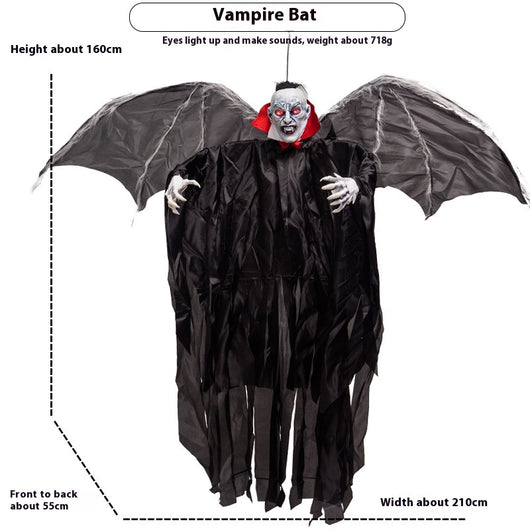 Colgante Murciélago Vampiro Luminoso con Inducción - Decoración Atmosférica - Image 6