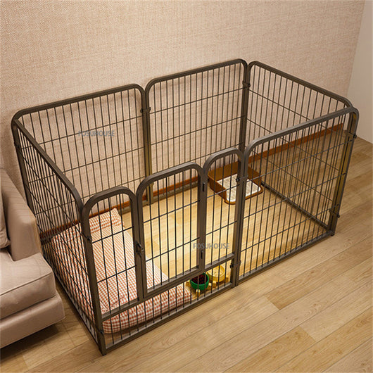 Corral Moderno de Hierro para Perros Pequeños y Medianos - Puerta de Aislamiento Interior - Image 16