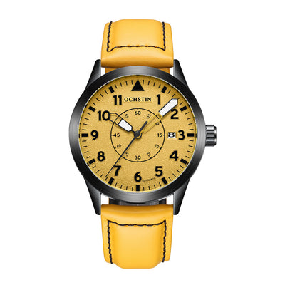 Reloj Automático de Hombre con Correa de Cuero, Resistente al Agua y Esfera Luminosa - Image 9