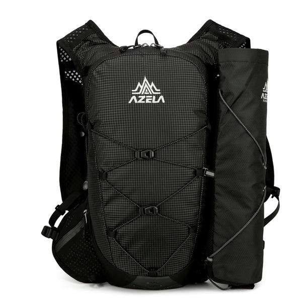 Mochila de Senderismo AZELA con Patrón Grid, Ligera y Transpirable para Trail Running y Camping