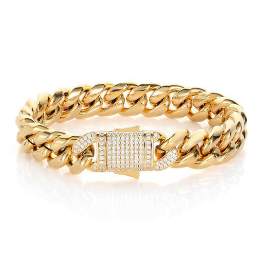 Pulsera de Acero Titanio y Oro 18k para Hombre - Image 8