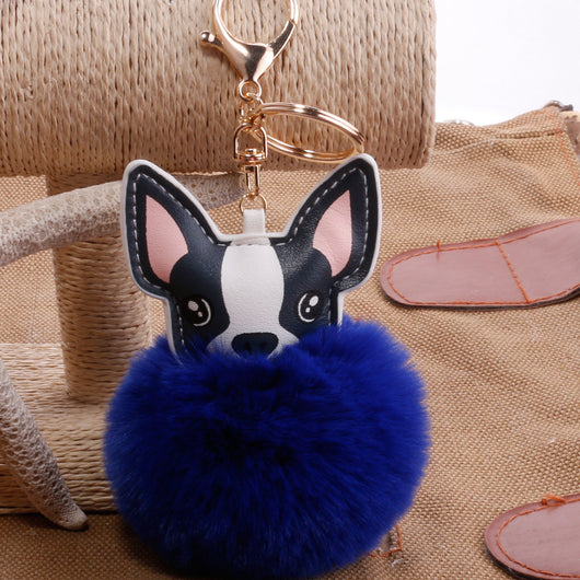 Llavero Pelota de Plumas PU para Mascotas - Accesorio Adorable - Image 15