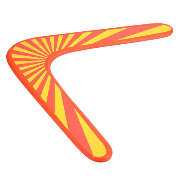 Juguete Boomerang en V de Madera Curva