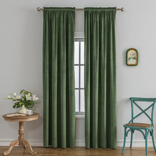 Cortina de Terciopelo Luxury con Bloqueo de Luz - Confort y Elegancia para tu Hogar - Image 3