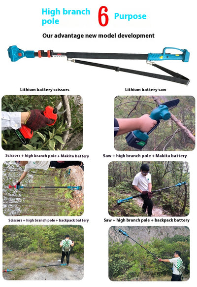 Sierra Eléctrica Inalámbrica con Batería de Litio para Jardín y Poda - Image 17