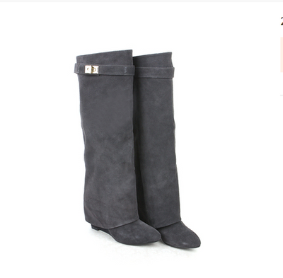 Botas de Moda Hasta la Rodilla Talla Grande - Image 93