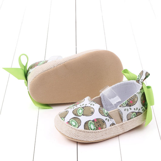 Zapatos para bebé con suela antideslizante y moño adorable - Image 3