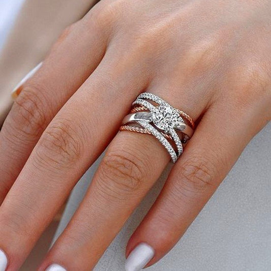 Anillo Separable en Oro Rosado