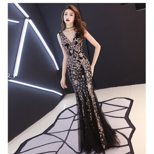 Vestido Largo Cola de Pez Elegante - Image 17