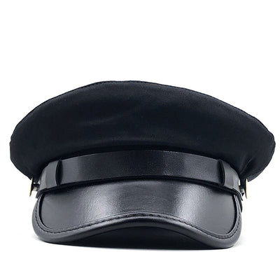 Boina Vintage Británica de Cuero PU para Hombre - Image 12