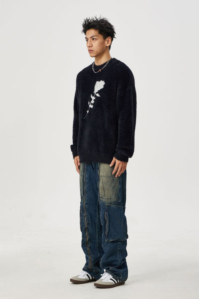 Suéter Tipo Pullover Unisex en Jacquard con Textura Afelpada - Image 5