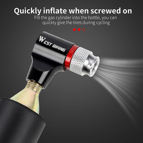Inflador Compacto de CO2 para Bicicletas y Deportes