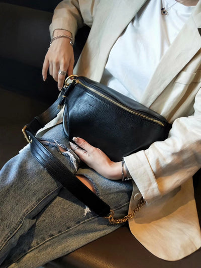 Bolso Bandolera de Cuero Genuino con Correa Ancha Ajustable - Image 33