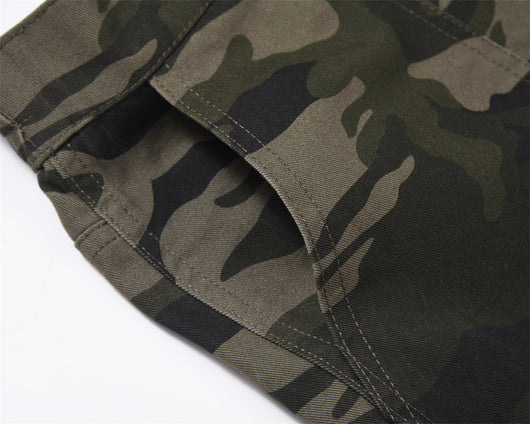 Pantalones Cargo Tácticos Camuflaje Multi-bolsillos para Hombre - Image 13