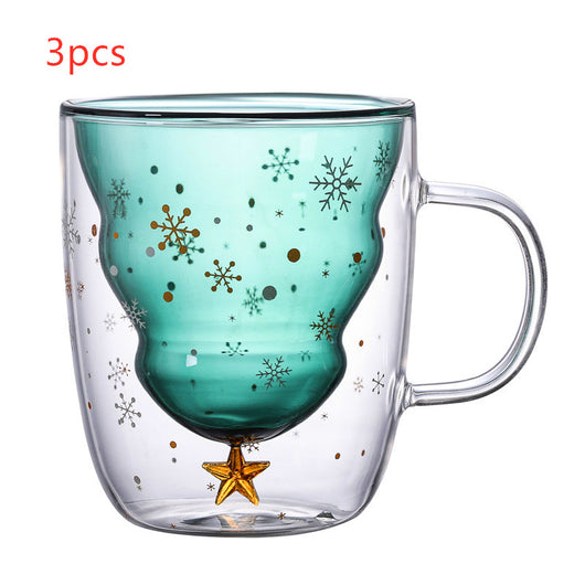 Vaso Navideño de Cristal Doble con Estrella de Deseos - Resistente al Calor - Image 7