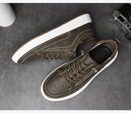 Tenis Casuales de Cuero para Hombre - Diseño Minimalista - Image 22